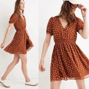 Madewell Smocked Button-Front Dress